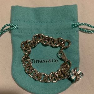 Tiffany & co blue box charm and bracelet